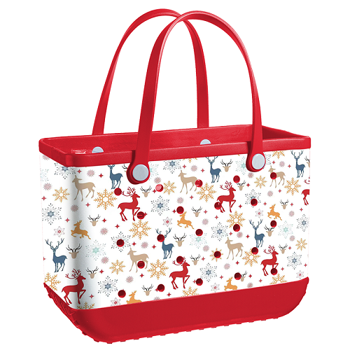 Christmas Deer Pattern Beach Bag