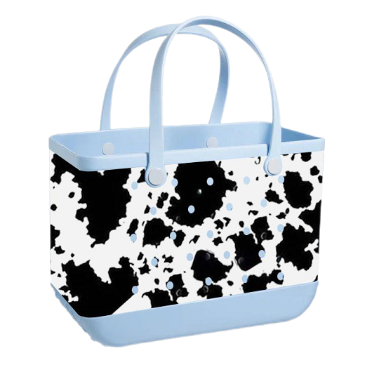 Cow Patterned EVA Beach Bag