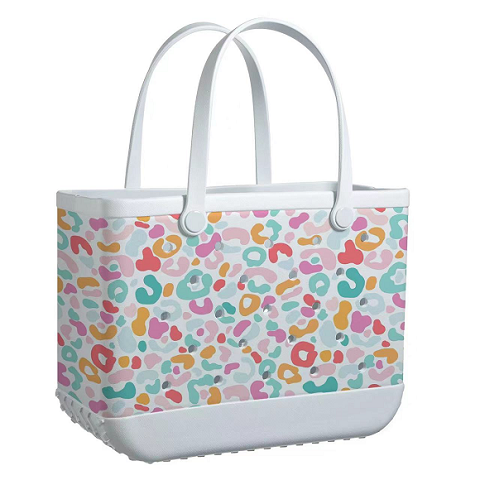 Floral Patterned Beach Bag