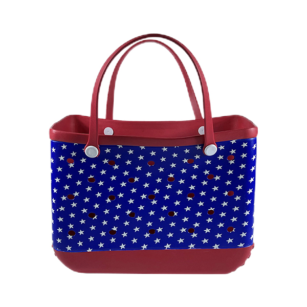 Star Patterned Beach Bag